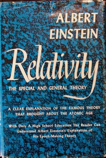 Relativity By Albert Einstein Fair Hardcover 1961 Wordbank Books