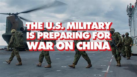 Us Military Preparing For War On China And Soon Youtube