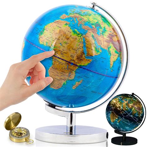 Buy Get Life Basics World Globe With Stand 9 Globes For Kids With