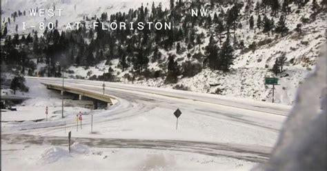 Interstate Still Closed In Snowy Sierra Nevada After Storm