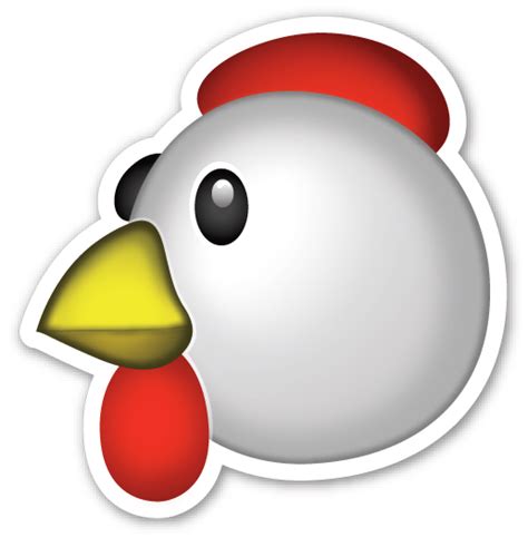 Chicken Desafio Do Emoji Adesivos Sticker Emoji