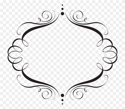 Elegant Wedding Border Clip Art