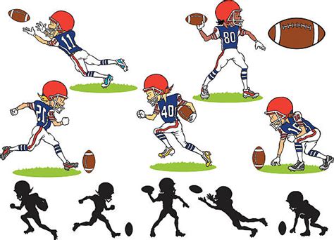 Royalty Free Kids Playing Football Clip Art Vector Images