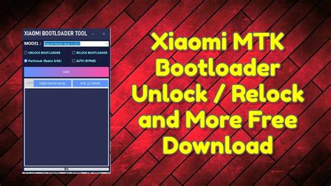Xiaomi Bootloader Tool Xiaomi Mtk Bootloader Unlock Relock Free Latest Tool