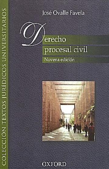 Derecho Procesal Civil 9ª Ed Ovalle Favela José Oxford 2003 469