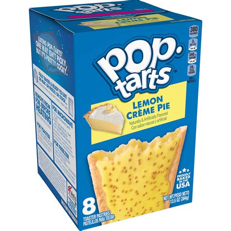 Pop Tarts Toaster Pastries Breakfast Foods Frosted Lemon Creme Pie 8 Ct 13 5 Oz Box