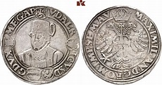 Ulrich III., 1555-1603. Reichstaler (32 Schilling) o. J. (1572 ...