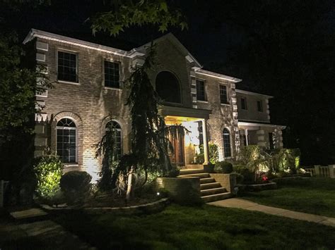 Led Outdoor Landscape Lighting A Beautiful New York Home