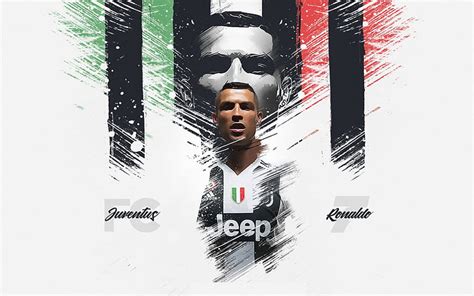 Cristiano Ronaldo Juventus Fc Football Creative Paint Art