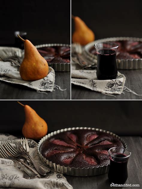 Spiced Pear Red Wine Chocolate Cake 84th 3rd