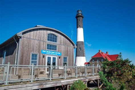 The Fire Island Lighthouse Is A Visible Landmark On The Great South Bay