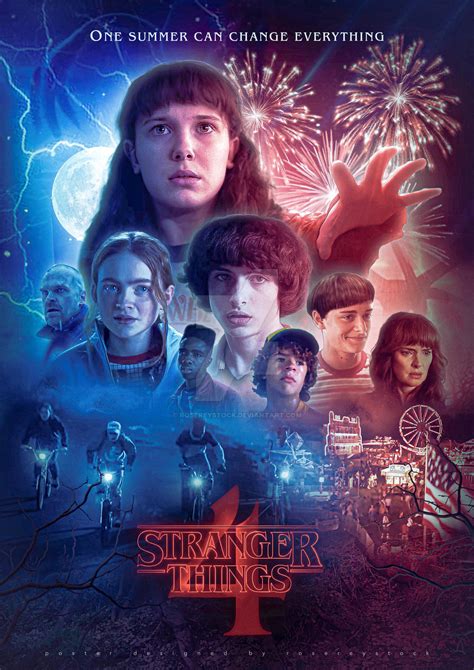 Stranger Things Season 4 Poster By Rosereystock On Deviantart