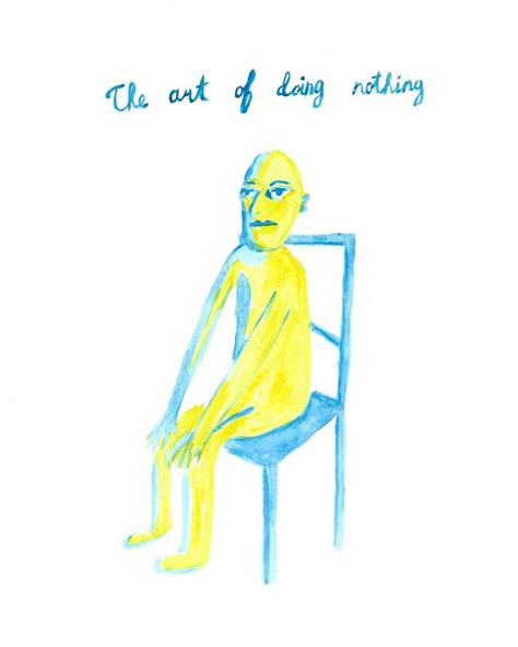 The Art Of Doing Nothing Иллюстратор