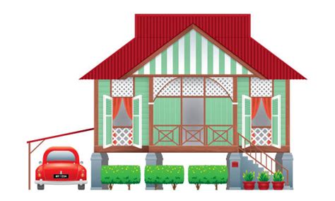 Best Kampung Illustrations Royalty Free Vector Graphics And Clip Art