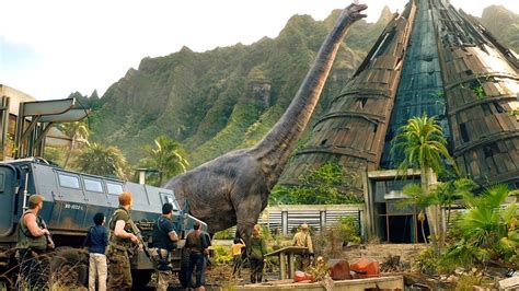 Brachiosaurus Scene Jurassic World Fallen Kingdom 2018 Movie Clip