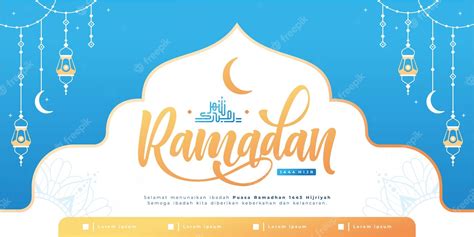 Premium Vector Beautiful Ramadan Banner Template Design