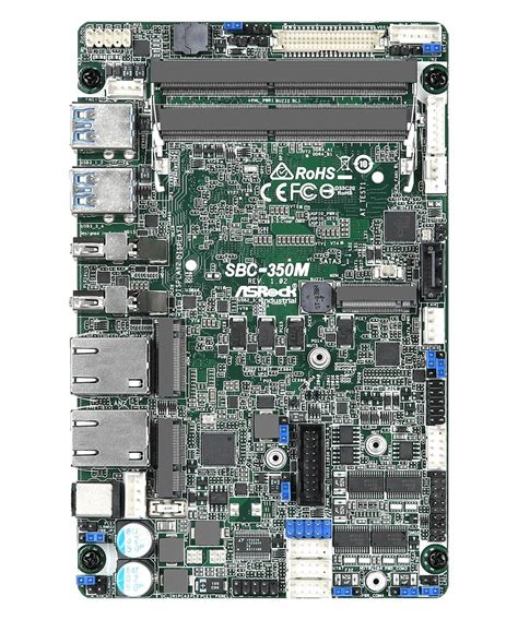 Asrock Industrial Sbc 350m 8th Gen Intel Core 35 Single Board