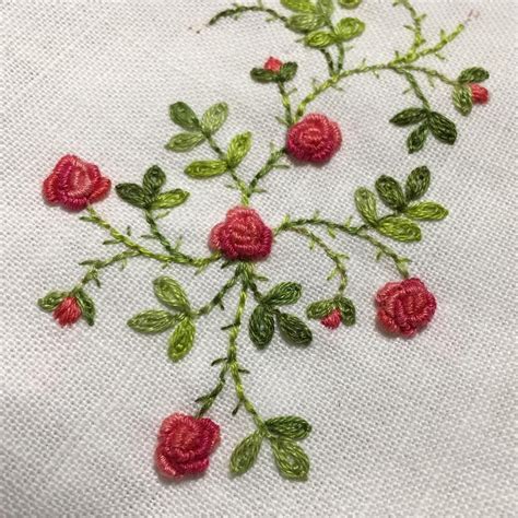 12 Tremendous Ribbon Flowers Red Roses Embroidery Ideas Creative