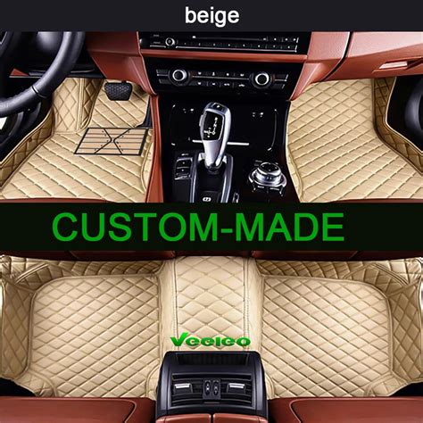 Veeleo Custom Fit 6 Colors Leather Car Floor Mats For Honda Vezel 2014