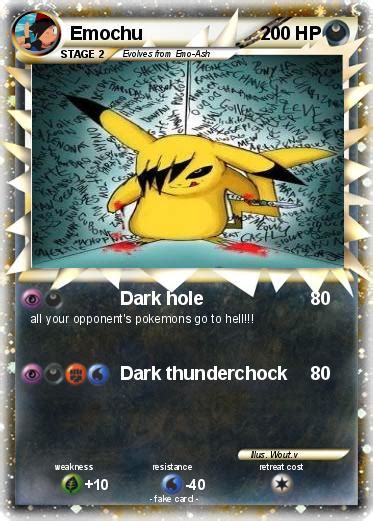 Pokémon Emochu 13 13 Dark Hole My Pokemon Card