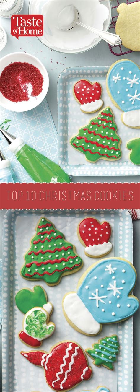 They're spicy and sweet and you get to decorate them any way you'd like. Our Top 10 Christmas Cookie Recipes | Christmas cookies, Christmas deserts, Christmas sweets