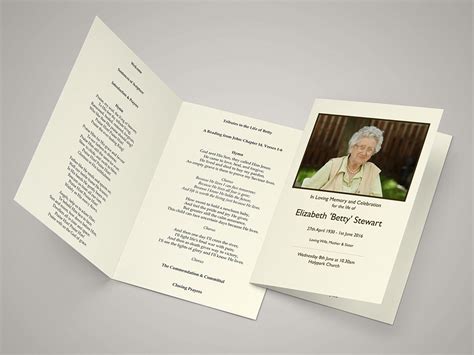 funeral order  service templates funeral hymn sheets