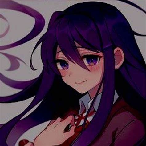 ୨୧ Ddlc Pfp Yuri In 2022 Yuri Literature Club Literature