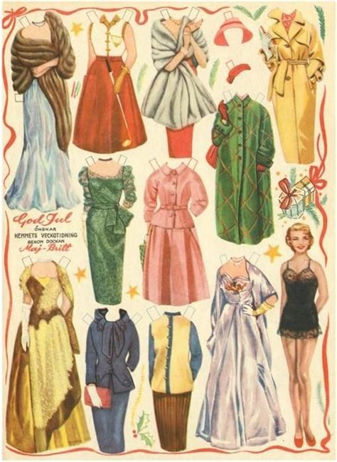 Pin By Linda Weldon On Vintage Paper Dolls Paper Dolls Clothing