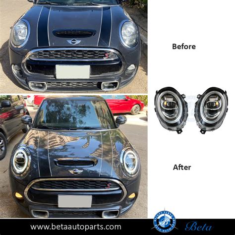 Mini Cooper F55f56 Headlight Upgrade From Normal To Led