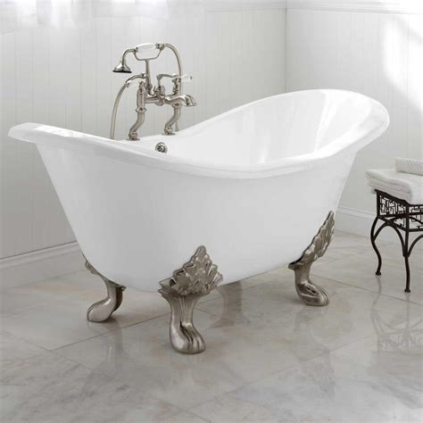 Unlike cast iron tubs, which often require reinforcement of second floor bathrooms to support all the extra weight. Clawfoot Tubs to Fit Your Space (And Budget)