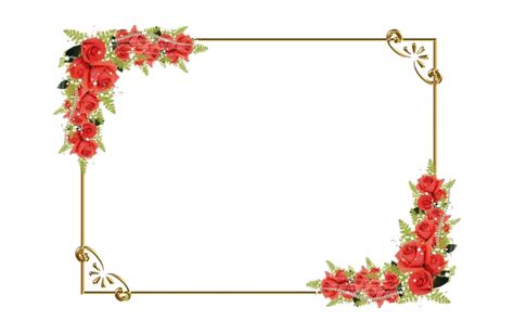 Floral Frame Png Picture Png All Png All