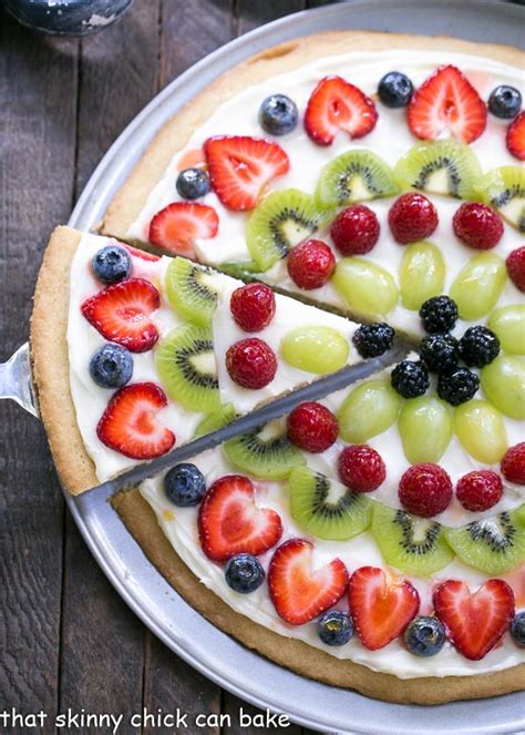 Fresh Fruit Pizza A Vibrant Delicious Dessert Pizza With A Sugar