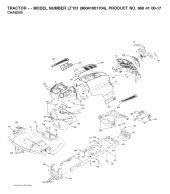 Husqvarna LT151 96041001704 Ride On Mower Spares Parts Ransom Spares