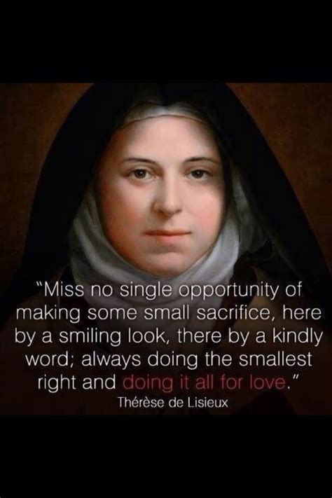 St Therese Of Lisieux With Images Saint Quotes Catholic St