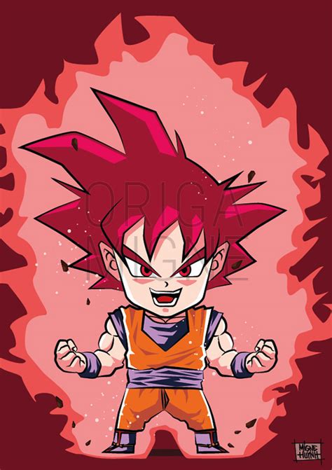 Son Goku Super Saiyan God Chibi