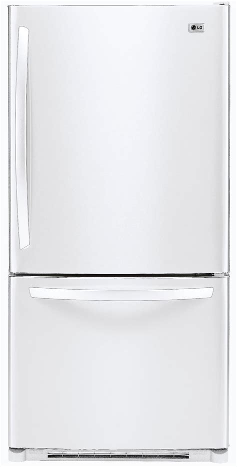 The back and bottom parts of the fridge are examples of such places. LG LDC22720SW 22.4 cu. ft. Bottom Freezer Refrigerator