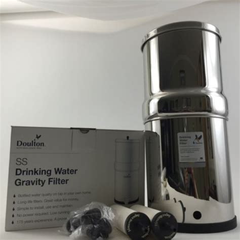 Doulton Ss2 Stainless Steel Countertop Gravity Filter System W9361122