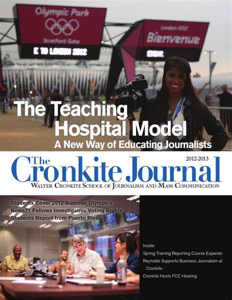 2012 2013 Cronkite Journal By Walter Cronkite School Of Journalism And