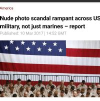 America Nude Photo Scandal Rampant Across US Military Not Just Marines