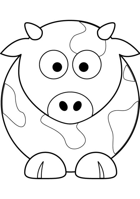 Cow Free Coloring Page
