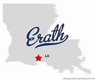 Map of Erath, LA, Louisiana