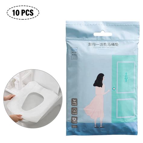 Disposable Paper Toilet Seat Covers Portable Sticky Potty Seat Covers