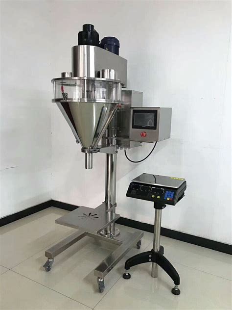 Semi Automatic Screw Auger Powder Weigh Filling Packaging Machinery