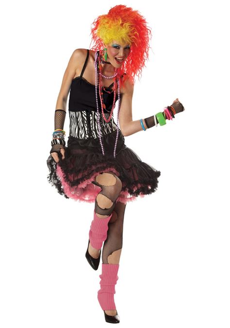 You will find everything on your list and a whole lot more right here via paper lantern store. 80s Party Girl Costume - Sexy 80s Halloween Costumes