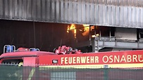 Feuer in Osnabrück: Lagerhalle steht in Vollbrand | NOZ