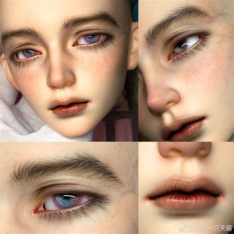 Makeup By 这是一只天霸weibo Hand Drawing Reference Art Reference Photos Anime Dolls Bjd Dolls