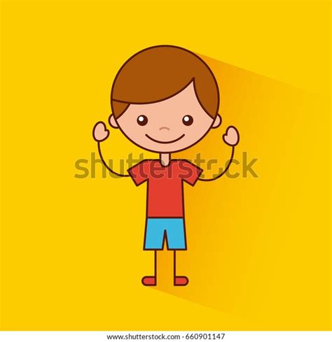 Happy Child Illustration Stock Vector Royalty Free 660901147