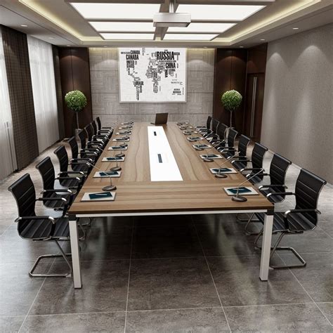 2016 Top Design Boardroom Office Furniture Wooden Rectangular