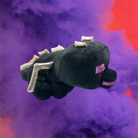 Mojang Jinx Minecraft Black Ender Dragon 8 Plush Stuffed Animal Toy