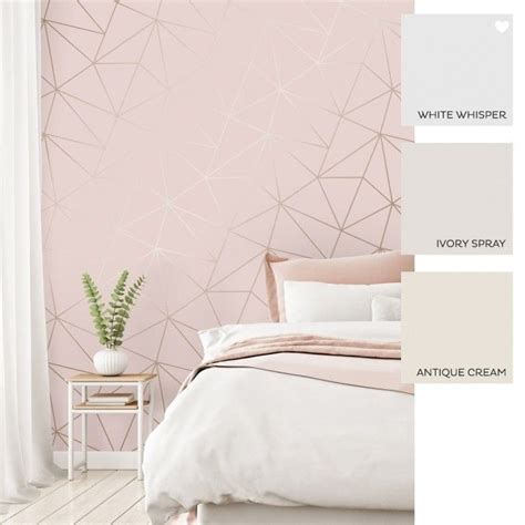 Pink Wallpaper Bedroom Pink And Gold Wallpaper Wallpaper Uk Cabin